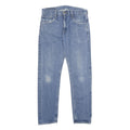 LEVI'S 505 Mens Jeans Blue Regular Straight Denim Medium W30 L32 Classic Zip