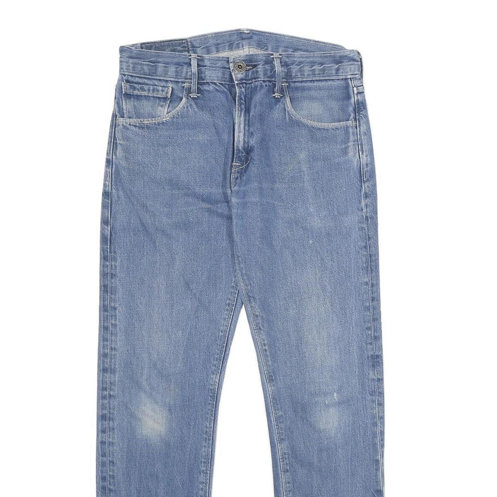 LEVI'S 505 Mens Jeans Blue Regular Straight Denim Medium W30 L32 Classic Zip