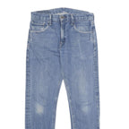 LEVI'S 505 Mens Jeans Blue Regular Straight Denim Medium W30 L32 Classic Zip