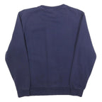 PUMA Mens Blue Crew Neck Sweatshirt S Cotton Blend Pullover Sport Casual