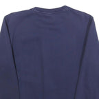 PUMA Mens Blue Crew Neck Sweatshirt S Cotton Blend Pullover Sport Casual