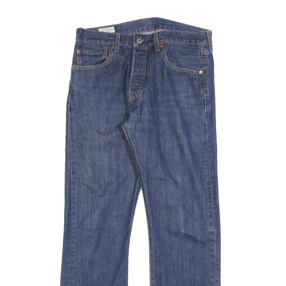 LEVI'S 501 BIG E Mens Jeans Blue Regular Straight Denim Medium W31 L32 Classic