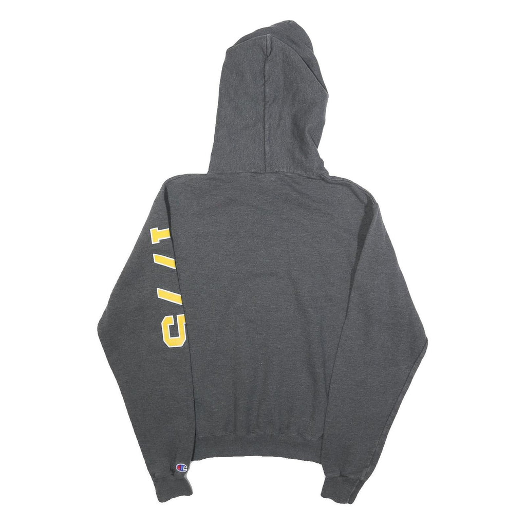 CHAMPION Mens Grey U.S. Navy Pullover Hoodie S Cotton Blend Casual