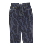 VIVIENNE WESTWOOD Womens Slim Jeans Blue Denim W25 L28 Branded Retro Style