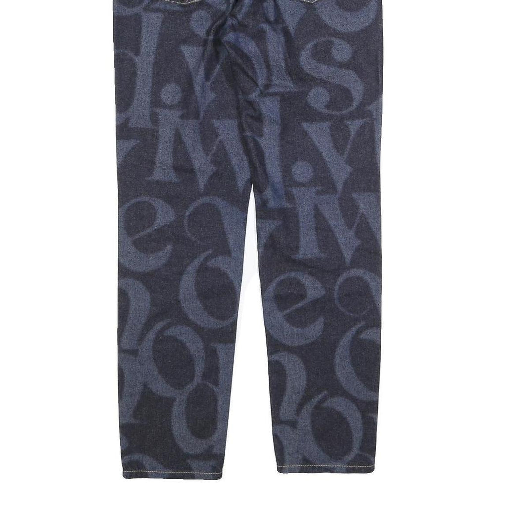 VIVIENNE WESTWOOD Womens Slim Jeans Blue Denim W25 L28 Branded Retro Style