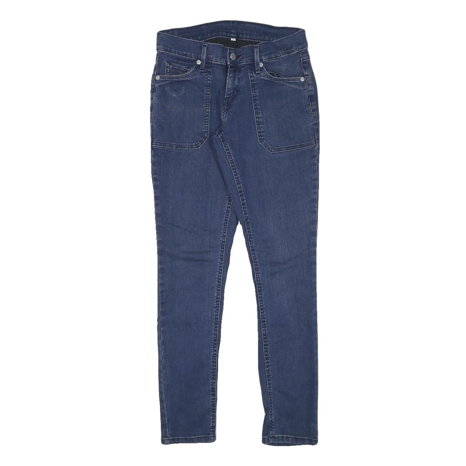 LEVI'S Womens Jeans Blue Slim Skinny Denim Medium W26 L27 Stretch Cotton Blend
