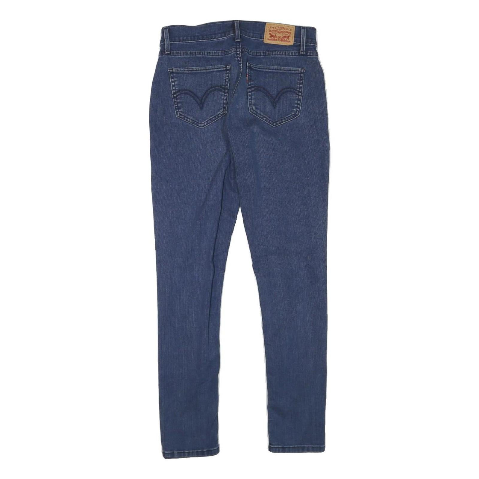 LEVI'S Womens Jeans Blue Slim Skinny Denim Medium W26 L27 Stretch Cotton Blend