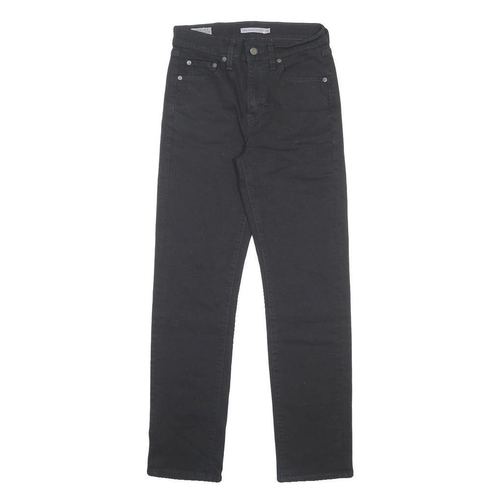 LEVI'S 724 Womens Jeans Black Slim Skinny Denim W26 L30 Stretch Slim Fit