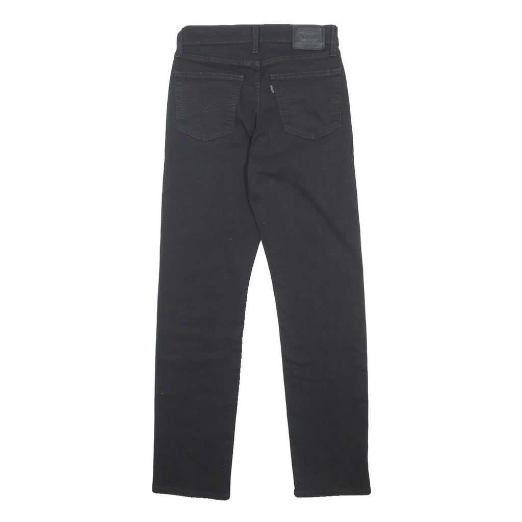 LEVI'S 724 Womens Jeans Black Slim Skinny Denim W26 L30 Stretch Slim Fit