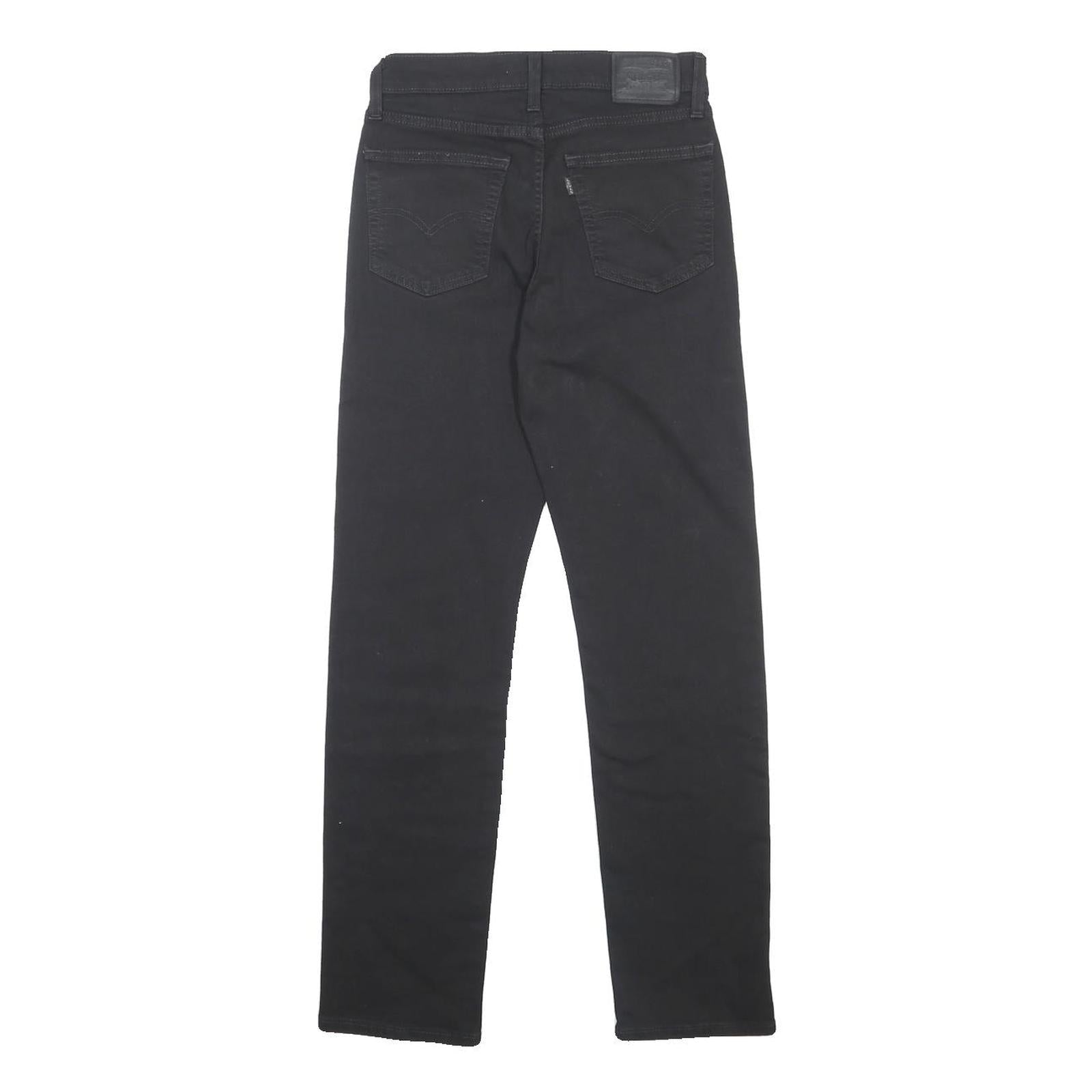 LEVI'S 724 Womens Jeans Black Slim Skinny Denim W26 L30 Stretch Slim Fit