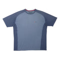BERGHAUS Mens Blue Polyester Blend T-Shirt XL Short Sleeve Crew Neck Outdoor