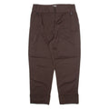 REISS Womens Trousers Brown Relaxed Tapered Wool W30 L24