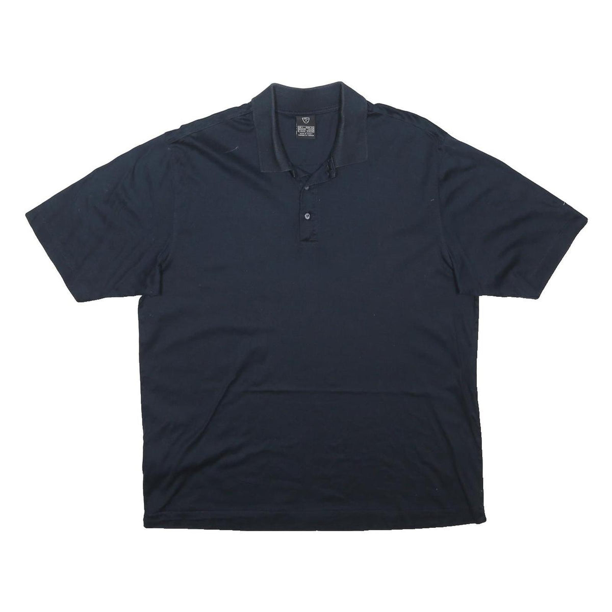 NIKE GOLF Mens Black Polo Shirt L Short Sleeve Collared Cotton Blend Casual