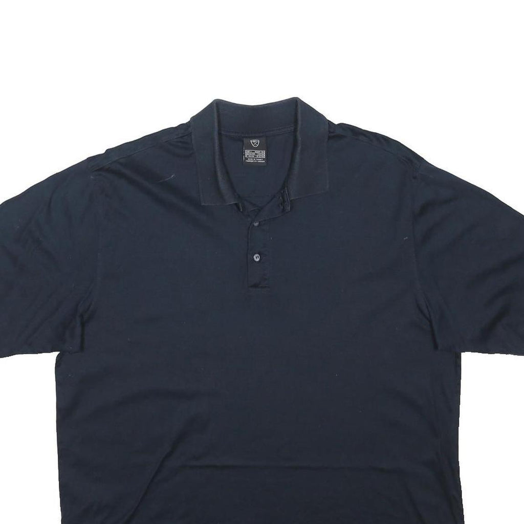 NIKE GOLF Mens Black Polo Shirt L Short Sleeve Collared Cotton Blend Casual