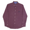 CHAPS Mens Shirt Red Check Long Sleeve L