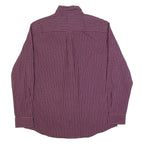 CHAPS Mens Shirt Red Check Long Sleeve L