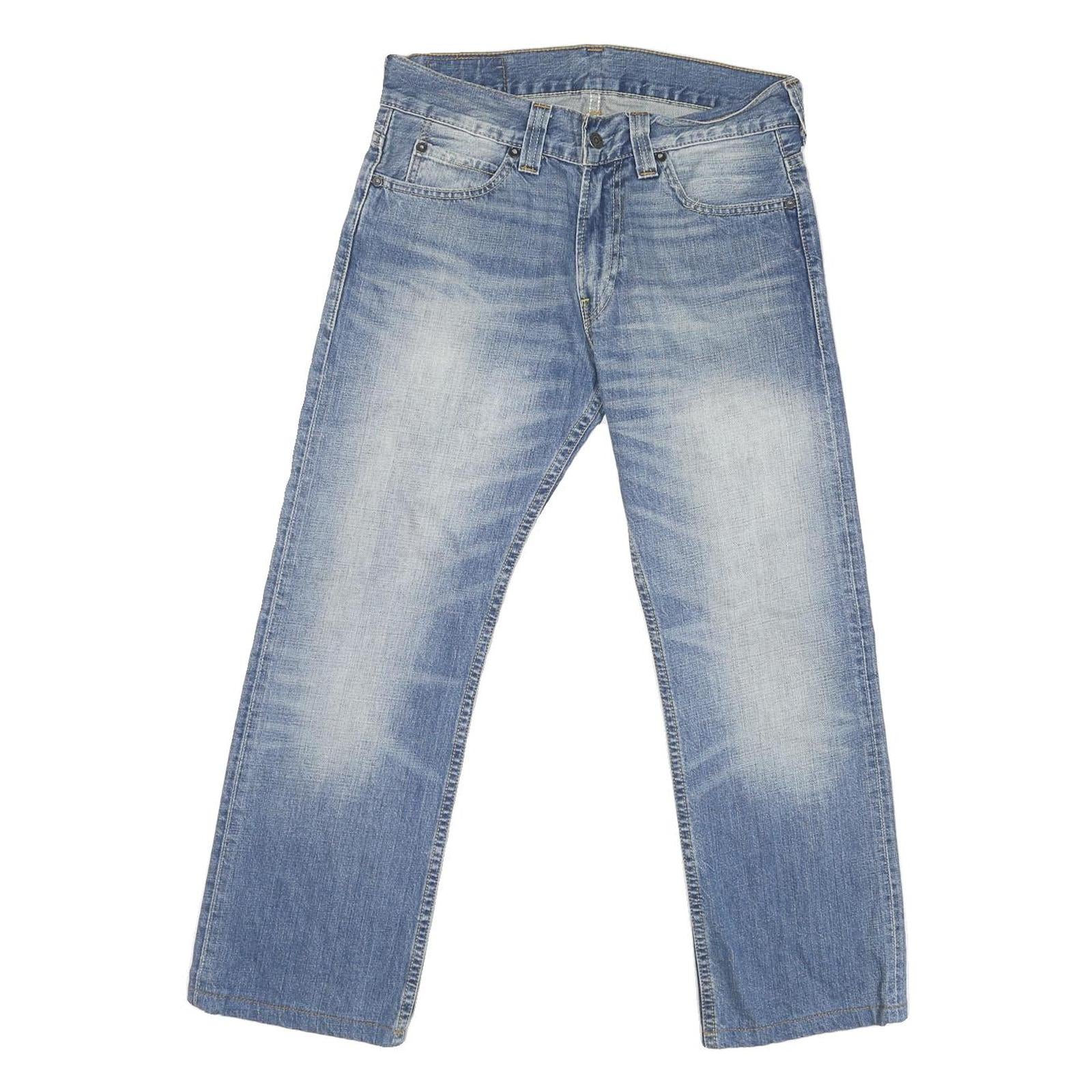 LEVI'S 506 Mens Jeans Blue Regular Straight Denim Medium W31 L26 Classic Zip