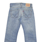 LEVI'S 506 Mens Jeans Blue Regular Straight Denim Medium W31 L26 Classic Zip