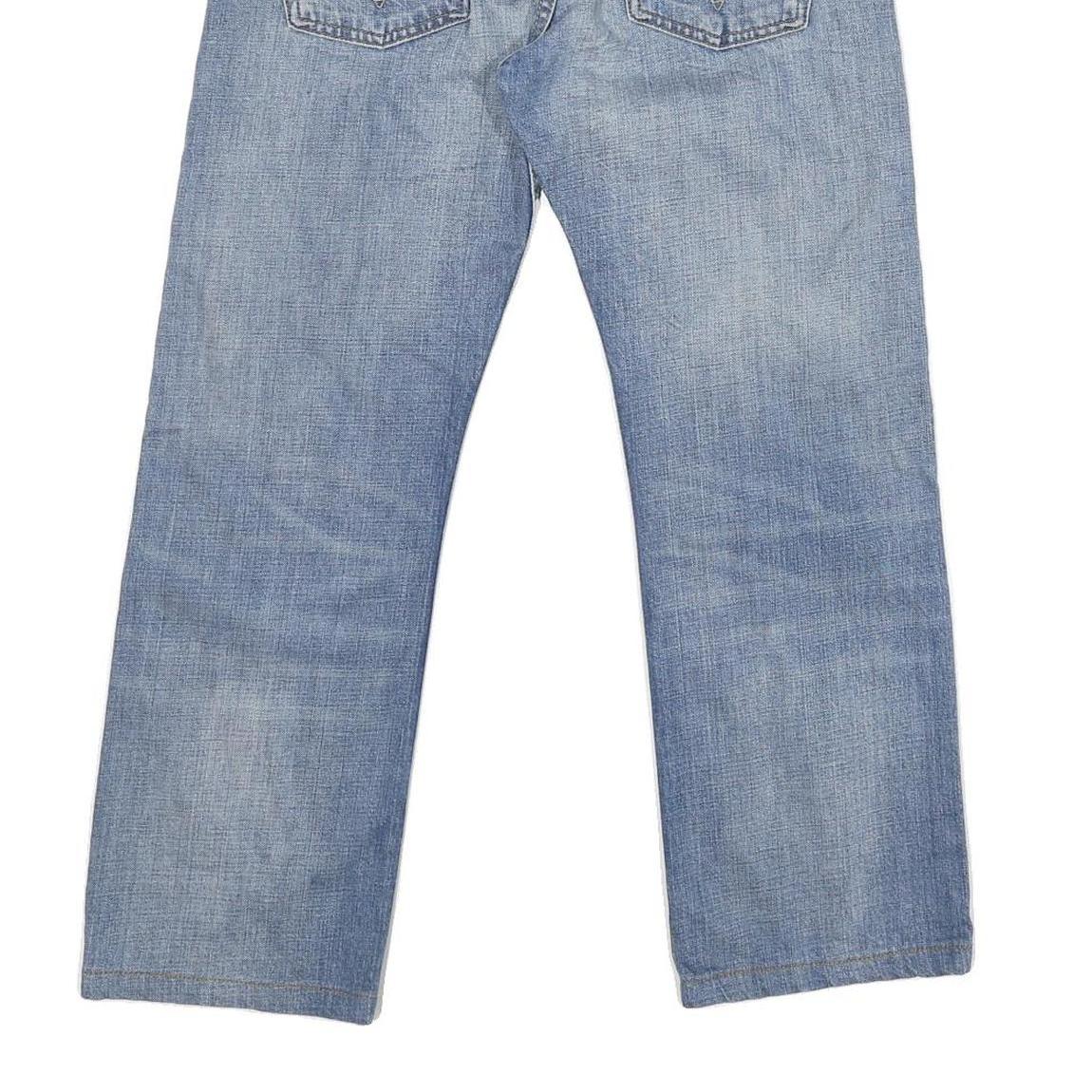 LEVI'S 506 Mens Jeans Blue Regular Straight Denim Medium W31 L26 Classic Zip