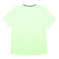NIKE Mens Green Polyester Blend T-Shirt M Short Sleeve Crew Neck Sports