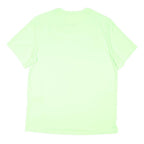 NIKE Mens Green Polyester Blend T-Shirt M Short Sleeve Crew Neck Sports