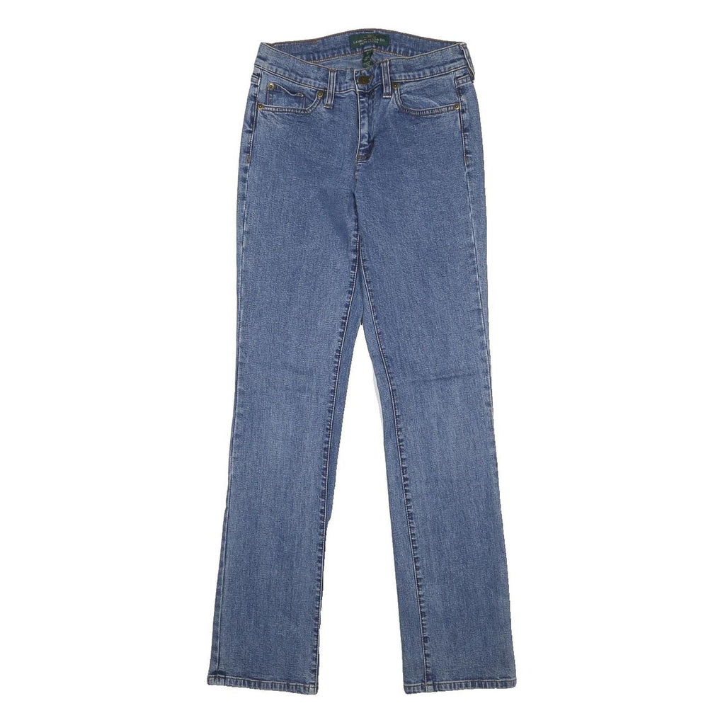 LAUREN RALPH LAUREN Womens Jeans Blue Regular Straight Denim Medium W26 L31