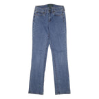 LAUREN RALPH LAUREN Womens Jeans Blue Regular Straight Denim Medium W26 L31