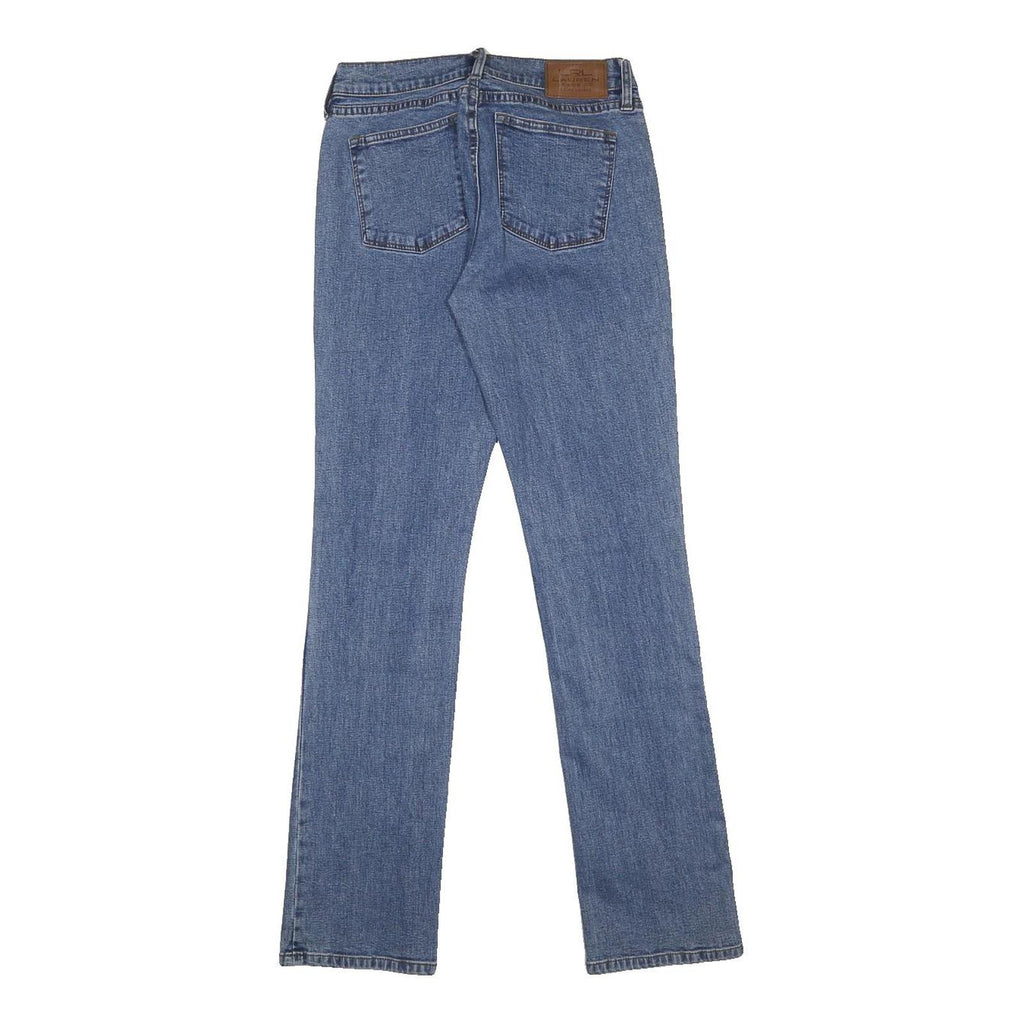 LAUREN RALPH LAUREN Womens Jeans Blue Regular Straight Denim Medium W26 L31