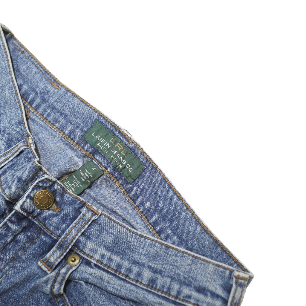 LAUREN RALPH LAUREN Womens Jeans Blue Regular Straight Denim Medium W26 L31