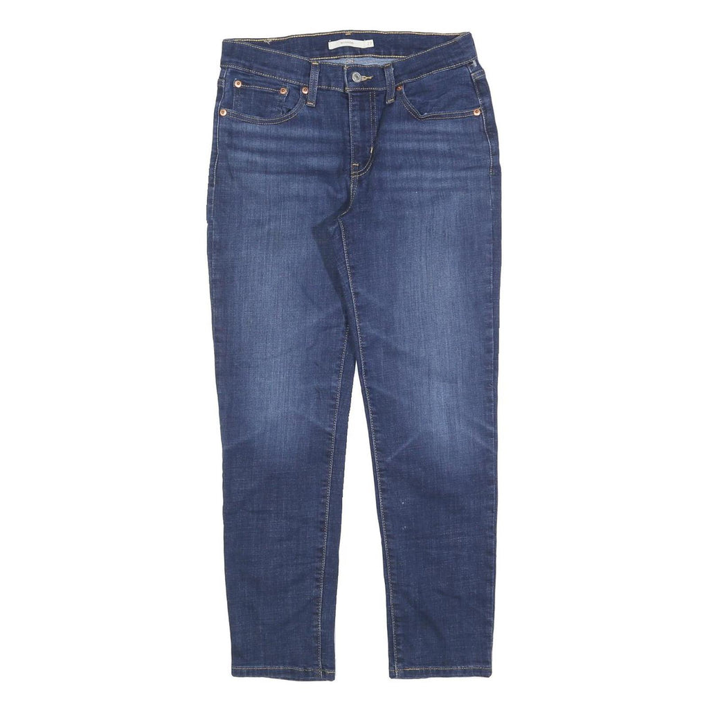 LEVI'S Womens Jeans Blue Slim Skinny Denim W27 L27 Zip Cotton Blend Stretch