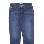LEVI'S Womens Jeans Blue Slim Skinny Denim W27 L27 Zip Cotton Blend Stretch