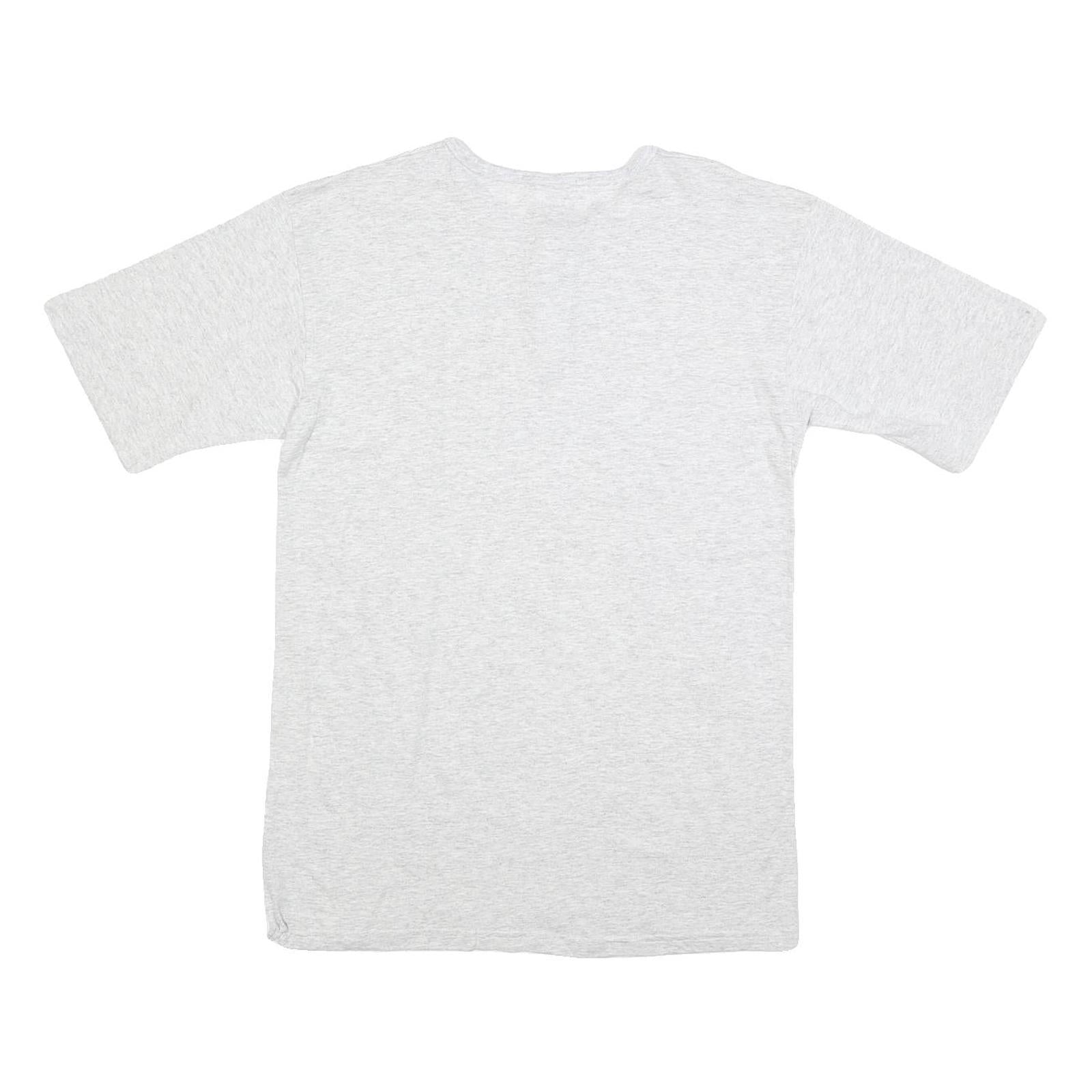 AUGUSTA Womens Grey Chi Omega Graphic Modern M Short Sleeve Crew Neck Cotton