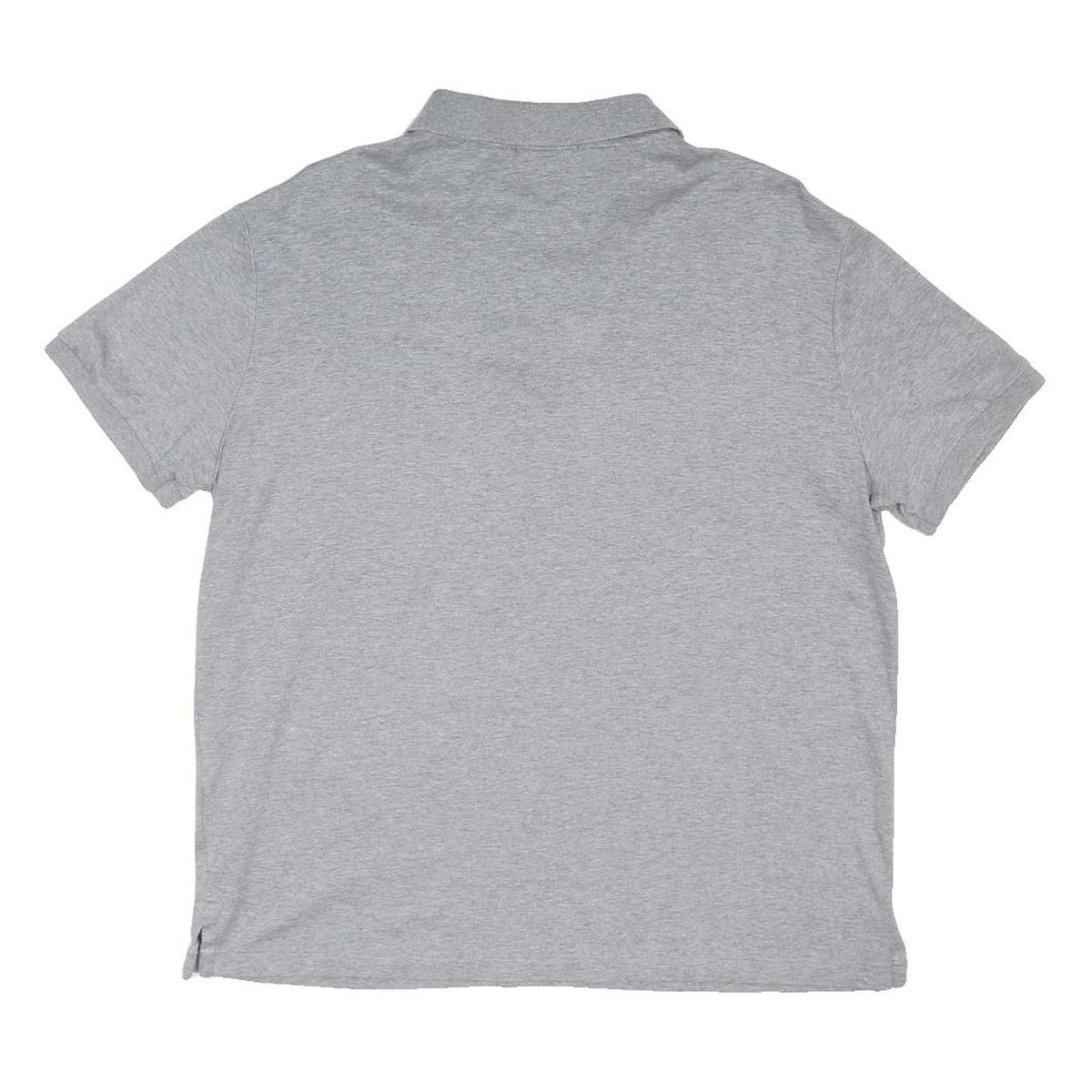 POLO RALPH LAUREN Mens Grey Short Sleeve Plain M Cotton Blend Polo Shirt