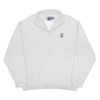 CHAPS Mens Grey Plain Pullover Jumper Crew Neck Basic Knit XL Cotton Blend