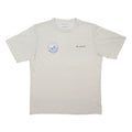 COLUMBIA Mens Cream S Short Sleeve Crew Neck Eco Challenge Graphic T-Shirt