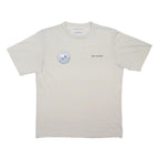 COLUMBIA Mens Cream S Short Sleeve Crew Neck Eco Challenge Graphic T-Shirt