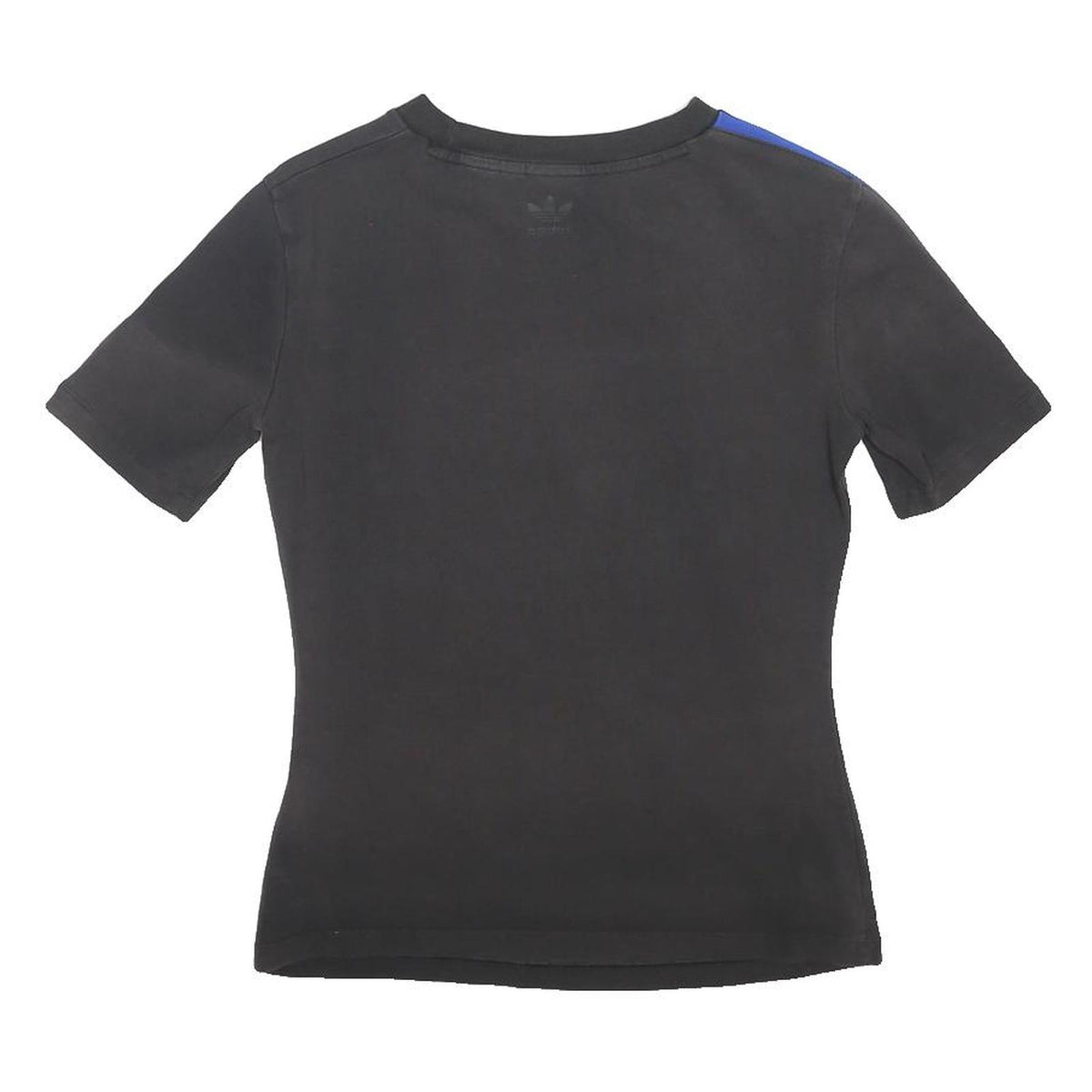 ADIDAS ORIGINALS Womens Black Red Blue Crew Neck Short Sleeve T-Shirt UK 10