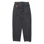 ROYAL FAKS Womens Regular Fit Straight Leg Denim Dark W27 L27 Cotton Blend Zip