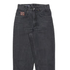 ROYAL FAKS Womens Regular Fit Straight Leg Denim Dark W27 L27 Cotton Blend Zip