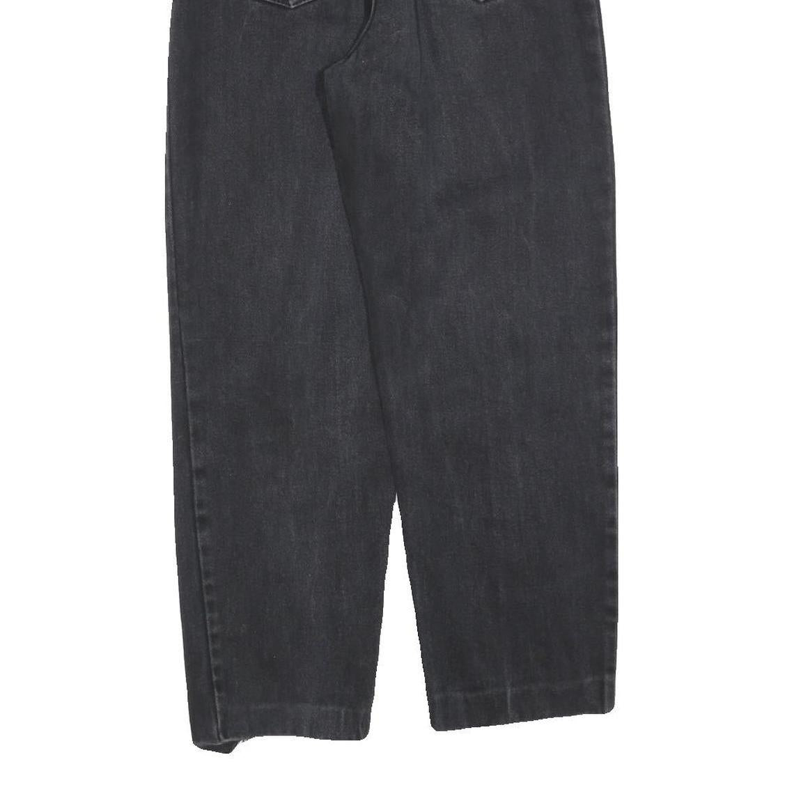 ROYAL FAKS Womens Regular Fit Straight Leg Denim Dark W27 L27 Cotton Blend Zip