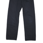TOMMY HILFIGER Mens Cotton Black Classic Straight Trousers W30 L31 Button