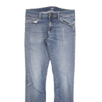CARHARTT Mens Slim Fit Blue Denim Jeans W31 L32 Zip Cotton Blend Casual