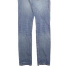 CARHARTT Mens Slim Fit Blue Denim Jeans W31 L32 Zip Cotton Blend Casual