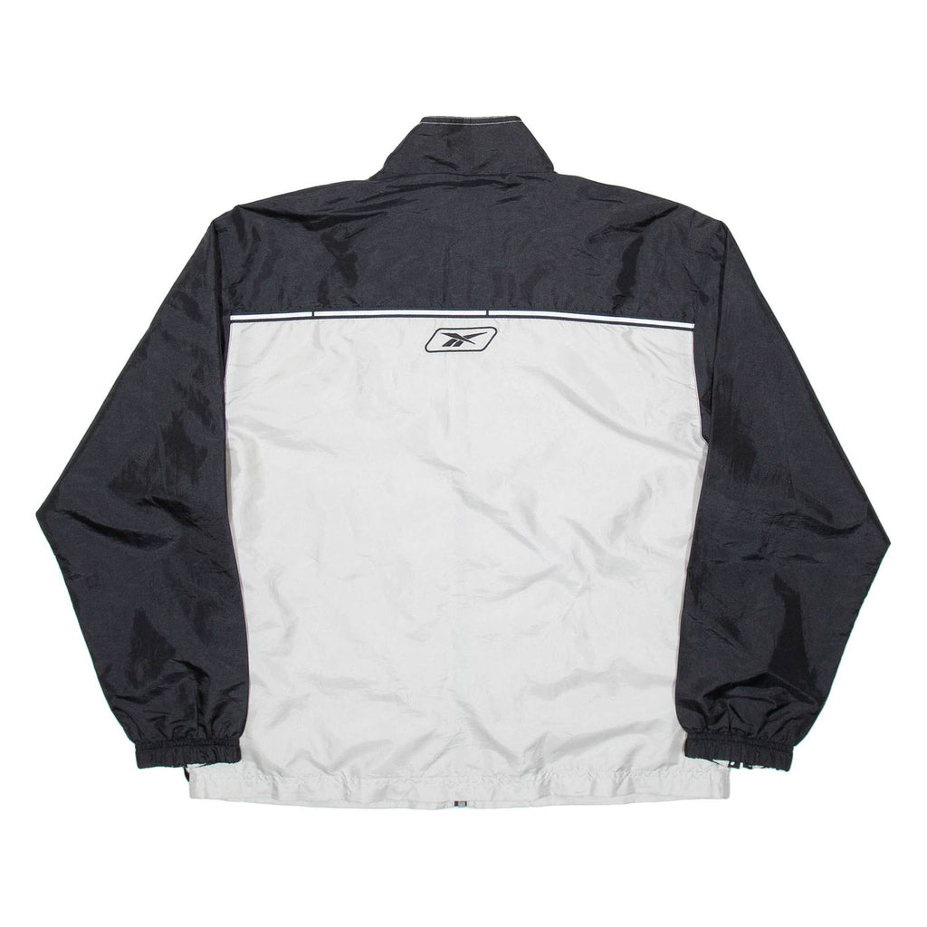 REEBOK Mens Track Jacket White Colourblock L