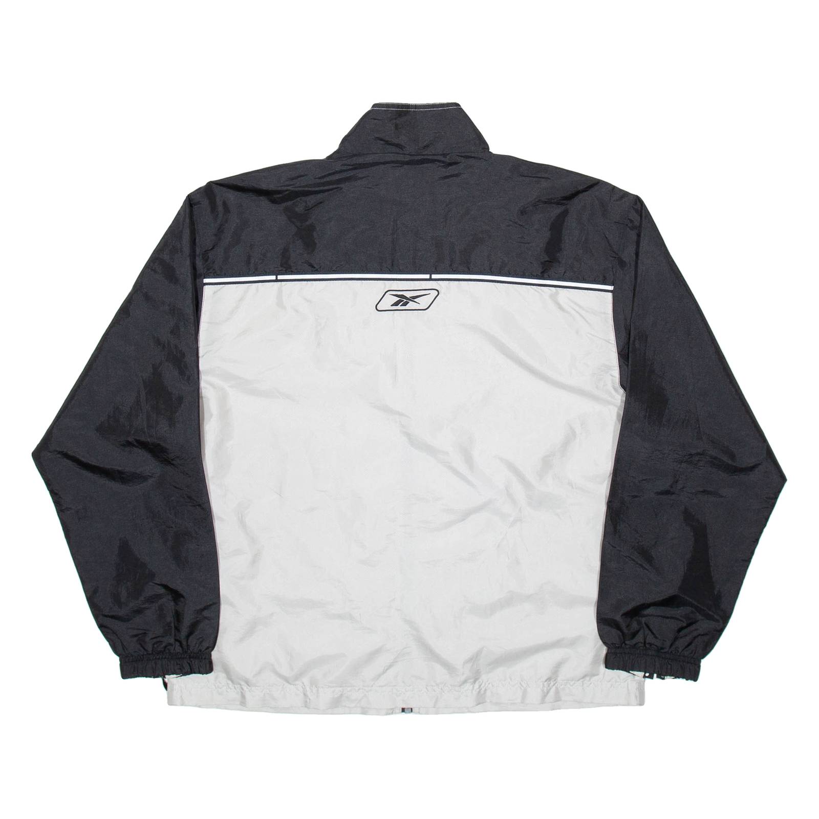 REEBOK Mens Track Jacket White Colourblock L