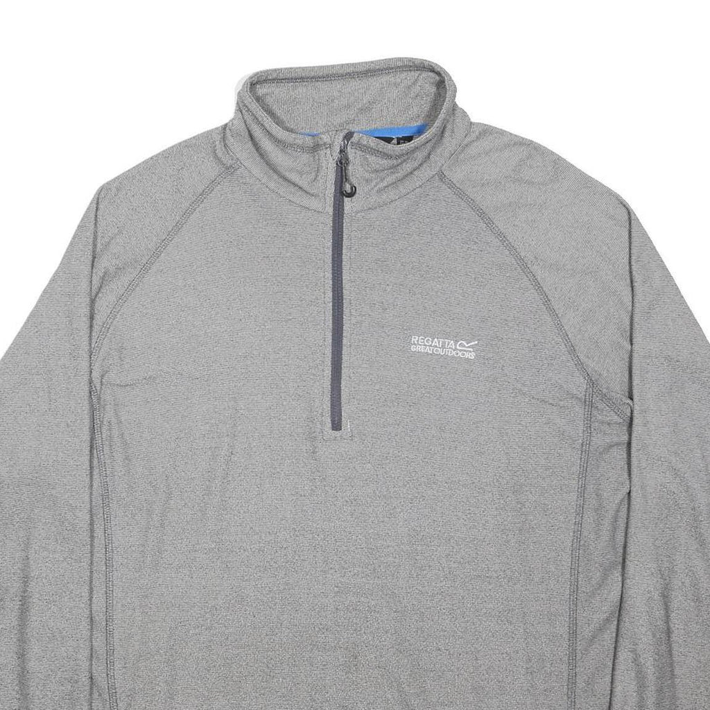 REGATTA Womens Grey Plain Pullover Crew Neck Basic Knit XL Outdoor Performance
