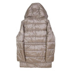 ABERCROMBIE & FITCH Girls Brown Puffer Jacket 13-14Y Polyester Blend Insulated