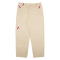 DEGRE 7 Womens Trousers Beige Relaxed Tapered W34 L30
