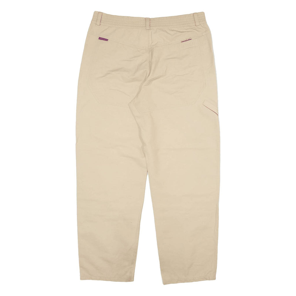 DEGRE 7 Womens Trousers Beige Relaxed Tapered W34 L30