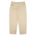 DEGRE 7 Womens Trousers Beige Relaxed Tapered W34 L30